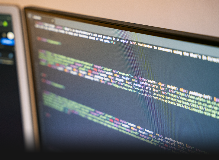 a screen image of computing code
